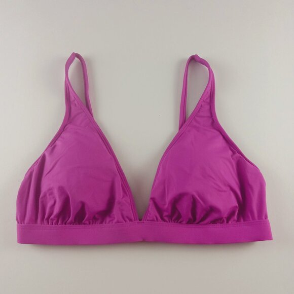 Amavi Tall Triangle Bikini Top Women's Size Large Orchid Purple Swimsuit - Picture 1 of 6